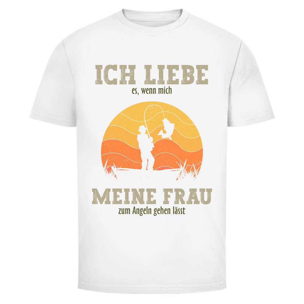 Ich liebe Angeln - T-Shirt