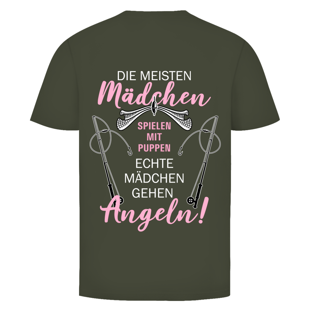 Angeln statt Puppen! - T-Shirt