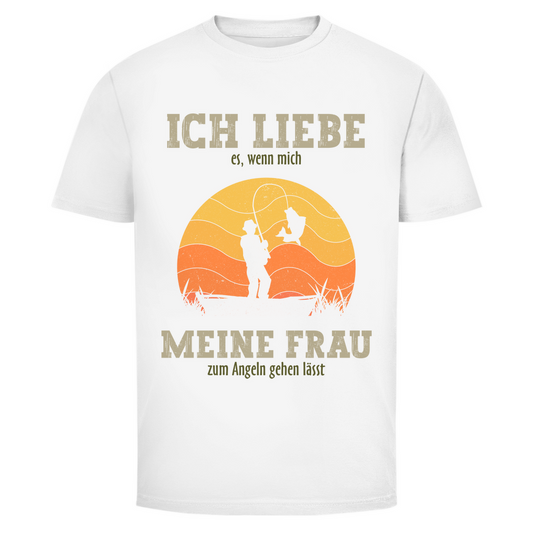 Ich liebe Angeln - T-Shirt