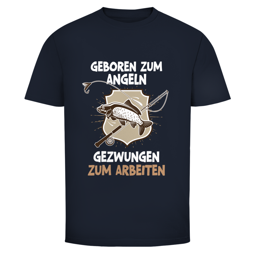 Geboren zum Angeln - T-Shirt