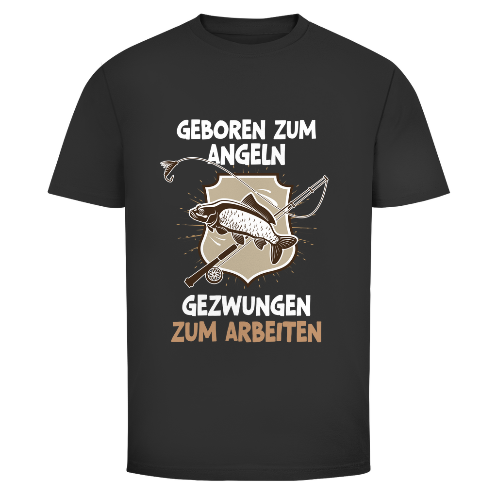 Geboren zum Angeln - T-Shirt