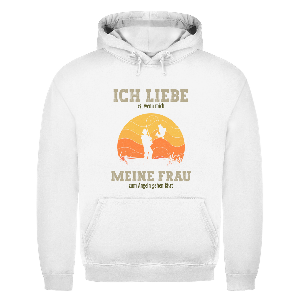Ich liebe Angeln - Premium Hoodie