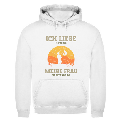 Ich liebe Angeln - Premium Hoodie