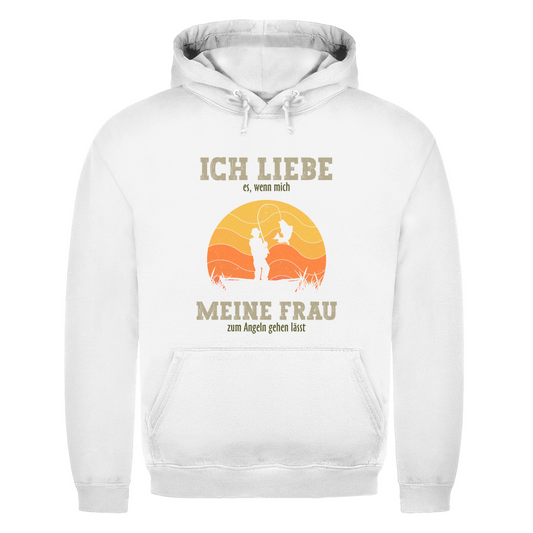 Ich liebe Angeln - Premium Hoodie
