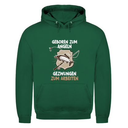 Geboren zum Angeln - Premium Hoodie